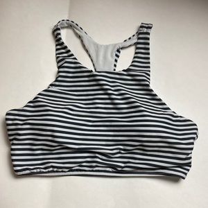 Shein Striped Swimsuit Top